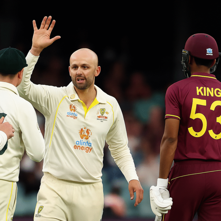Nathan Lyon Stars as Australia Dominate West Indies in One-Off Test
