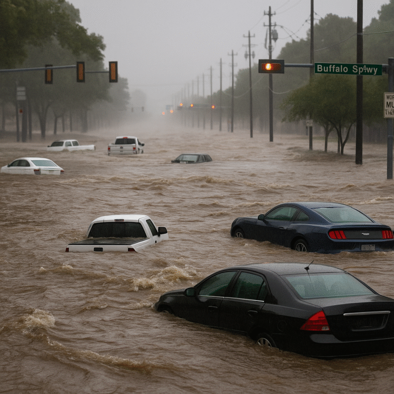 Torrential Rains Trigger Widespread Flooding Across Texas