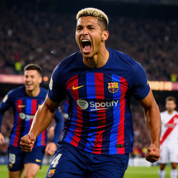 Barcelona Edge Past Rayo Vallecano as Ronald Araújo Seals Crucial La Liga Victory 